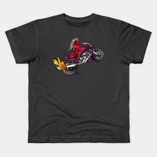 Devil Biker Kids T-Shirt